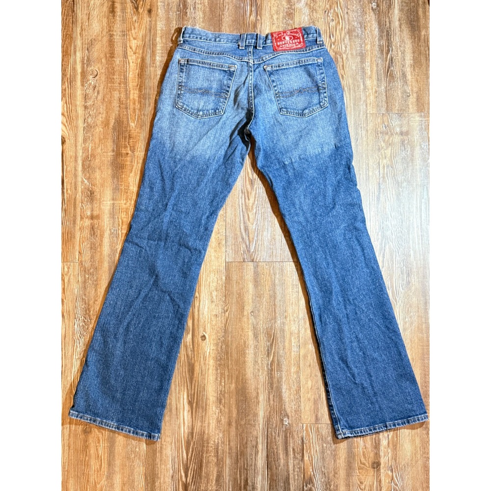 Vintage Lucky Brand Dungarees Mid Rise Flare Boot Cut Jeans Blue Wash Size 6 28